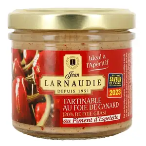 Duck Liver Spread Espelette Red Pepper - Larnaudie