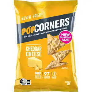 Popped Corn Cheddar Cheese - Popcorners