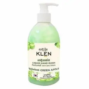 Anti-Bacterial Liquid Hand Wash Green Apple - Klen - Klen