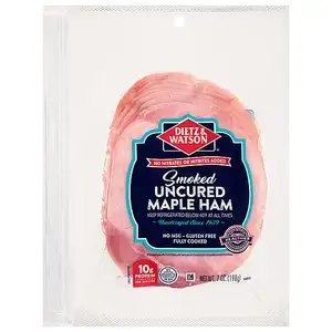 Gluten Free Smoked Uncured Maple Ham - Dietz & Watson