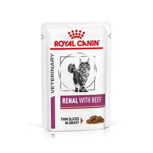 Renal with Beef Thin Slices in Gravy Pouch - Royal Canin