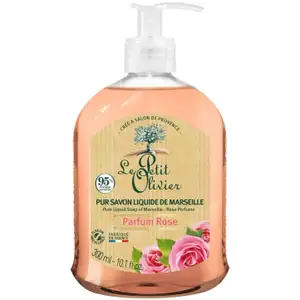 Rose Perfume Pure Liquid Soap of Marseille - Le Petit Olivier