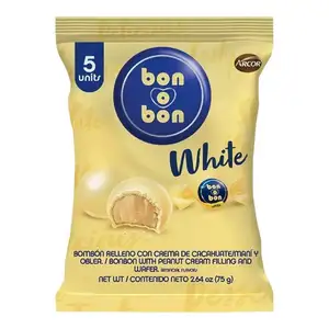 White Chocolate & Peanut Cream Snacks - Bon o bon