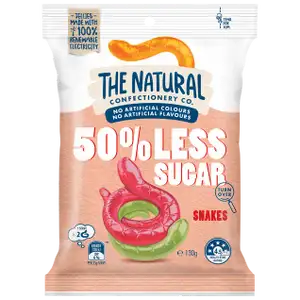 50% Less Sugar Snacks Jellies - The Natural Confectionery Co.