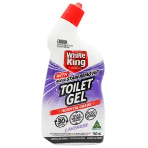 Toilet Gel Stain Remover Lavender - White King
