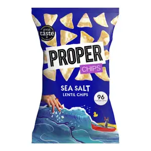 Sea Salt Lentil Chips - Proper Chips