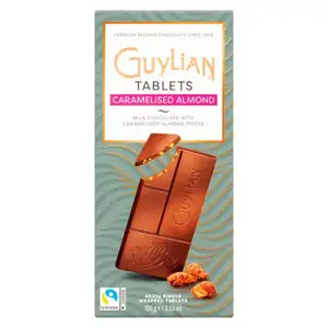 Milk Chocolate with Caramelised Almond Pieces - Guylian