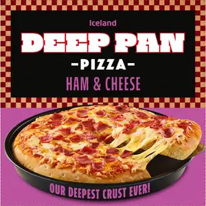 Deep Pan Ham & Cheese Pizza - Iceland