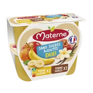 Duo Compote No Added Sugar - Pom'Potes