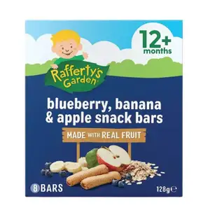 Baby Snack Bars from 12 Months Plus, Blueberry, Banana & Apple - Rafferty's Garden