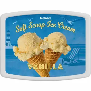 Vanilla Soft Scoop Ice Cream - Iceland