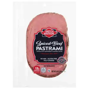 Gluten Free Spiced Beef Pastrami - Dietz & Watson