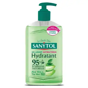 Organic Green Tea & Aloe Vera Antibacterial Moisturizing Hand Wash Gel - Sanytol