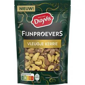 Gourmet Touch of Curry Nuts Mix - Duyvis 