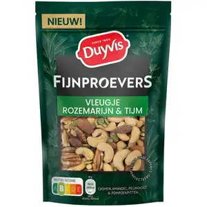 Gourmet a Touch of Rosemary & Thyme Nuts Mix  - Duyvis 
