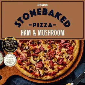 Ham & Mushroom Stonebaked Pizza - Iceland