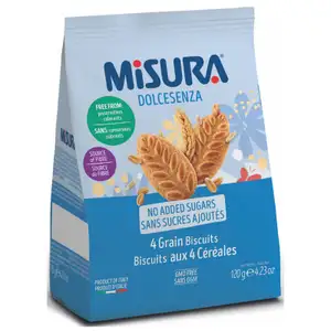 4 Grain Cereals Biscuits No Added Sugar - Misura