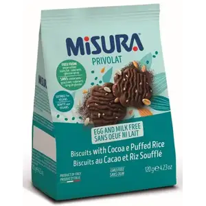 Cacao with Puffed Rice Biscuits - Misura