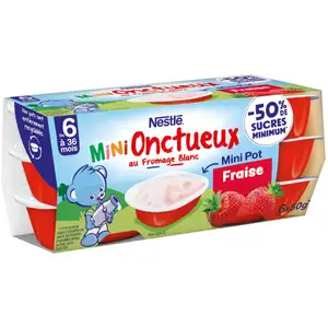 Mini Onctueux Strawberry from 6 Months - Nestlé