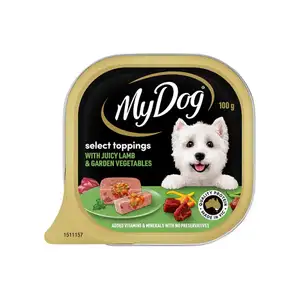 Select Toppings with Juicy Lamb & Garden Vegetables Loaf - My Dog