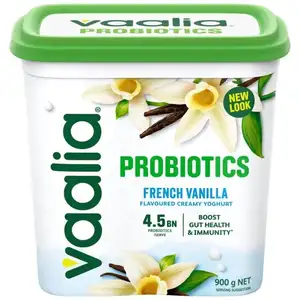 French Vanilla Probiotics Creamy Yogurt - Vaalia