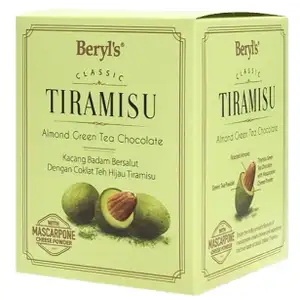 Classic Tiramisu Almond Green Tea Chocolate - Beryl's