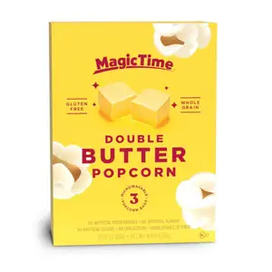 Gluten Free Microwavable Double Butter Popcorn - Magic Time