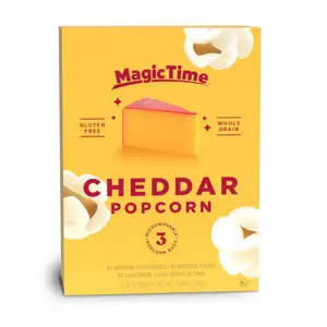 Gluten Free Microwavable Cheddar Popcorn - Magic Time