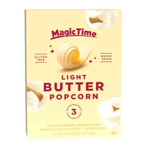 Gluten Free Microwavable Light Butter Popcorn - Magic Time