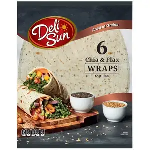 Chia & Flax Wrap - Deli Sun