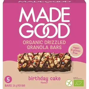 Birday Cake Organic Drizzeled Granola Bars - MadeGood