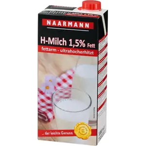 UHT Semi Skimmed Milk - Naarmann