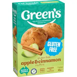 Gluten Free Apple & Cinnamon Muffins  - Green's