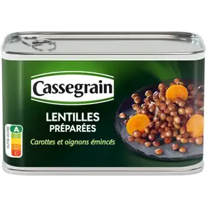Prepared Lentils - Cassegrain