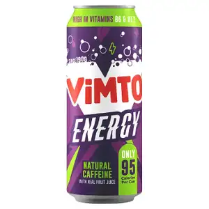 Energy Natural Caffeine with Real Fruit Juice - Vimto