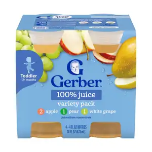 Apple Pear White Grape 100% Juice - Gerber