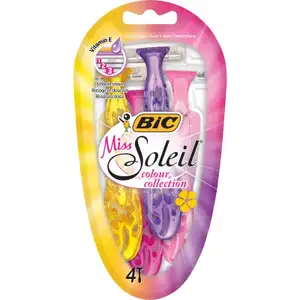 Miss Soleil Colour Collection 3-Blade Disposable Razor - Bic