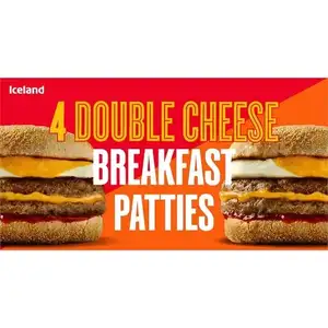 Double Cheese Breakfast Patties - Iceland