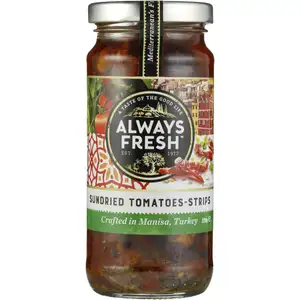 Strips Sundried Tomatoes - Always Fresh