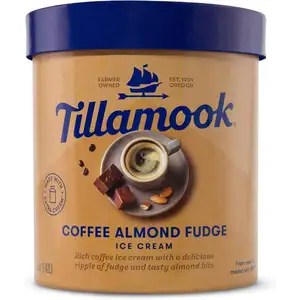 Coffee Almond Fudge Ice Cream - Tillamook