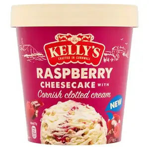 Raspberry Cheesecake Ice Cream - Kelly's Ice Cream