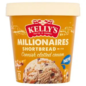 Millionaires Shortbread Ice Cream - Kelly's Ice Cream