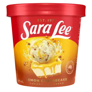 Lemon Cheesecake Ice Cream - Sara Lee