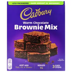 Warm Chocolate Brownie Mix - Cadbury