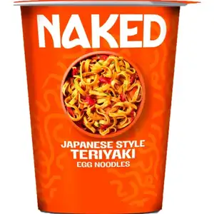 Japanese Style Teriyaki Egg Noodles - Naked