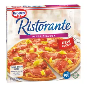 Diavola Thin & Crispy Pizza - Dr.Oetker