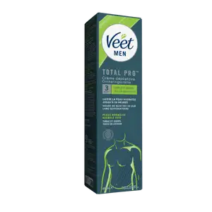 Chest and Body Total Pro Hair Removal Cream for Dry Skin - Veet