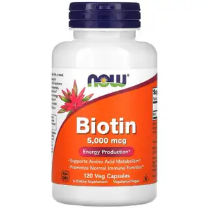 Biotin 5,000mcg - NOW Foods