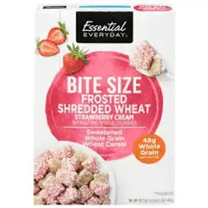 Bite Size Shredded What Strawberry Cream  - Essential Everyday