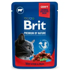 Beef Stew & Peas Chunk in Gravy Pouch - Brit
